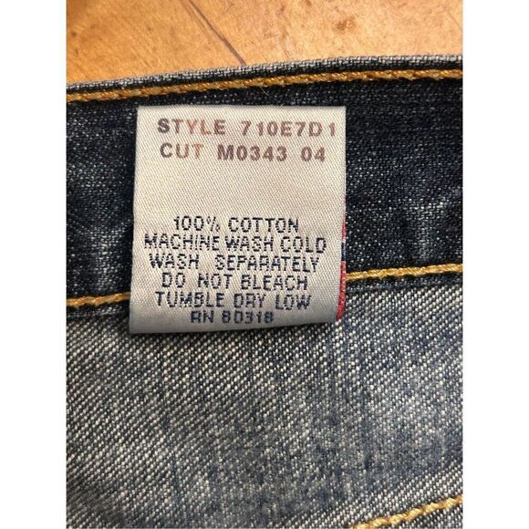 Lucky Brand Jeans 33 Cotton Denim Straight Leg Dungarees (4670) read - Picture 8 of 8